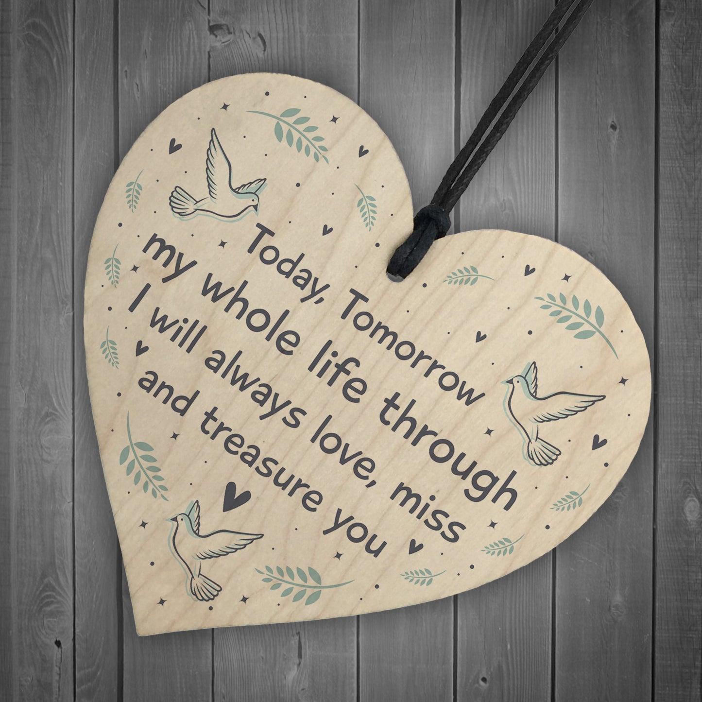 Handmade Special Memorial Plaque For Mum Dad Nan Grandad Hanging