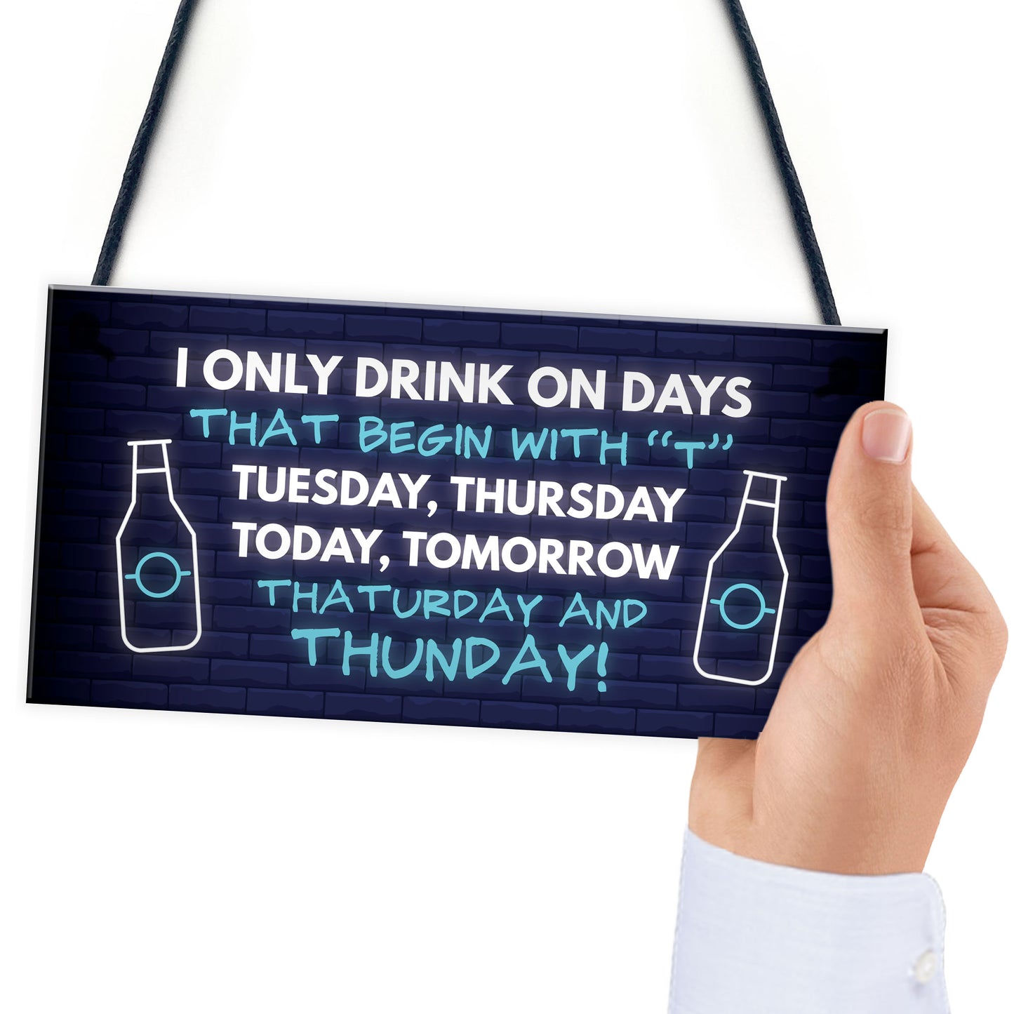 Alcohol Bar Signs For Home Bar Funny Man Cave Plaque Christmas