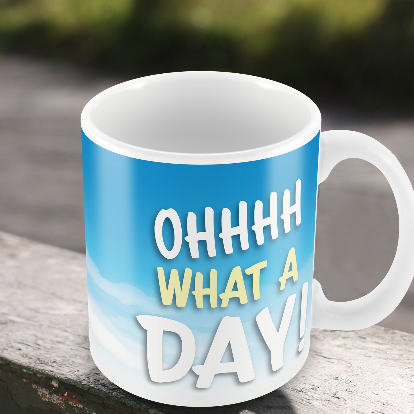 OH WHAT A DAY Funny Joke Mug Gift For Him Her Novelty Birthday