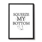 Funny Bathroom Print Framed Print New Home Gift Bathroom Sign