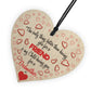 Better Than Friend Godmother Wooden Hanging Heart