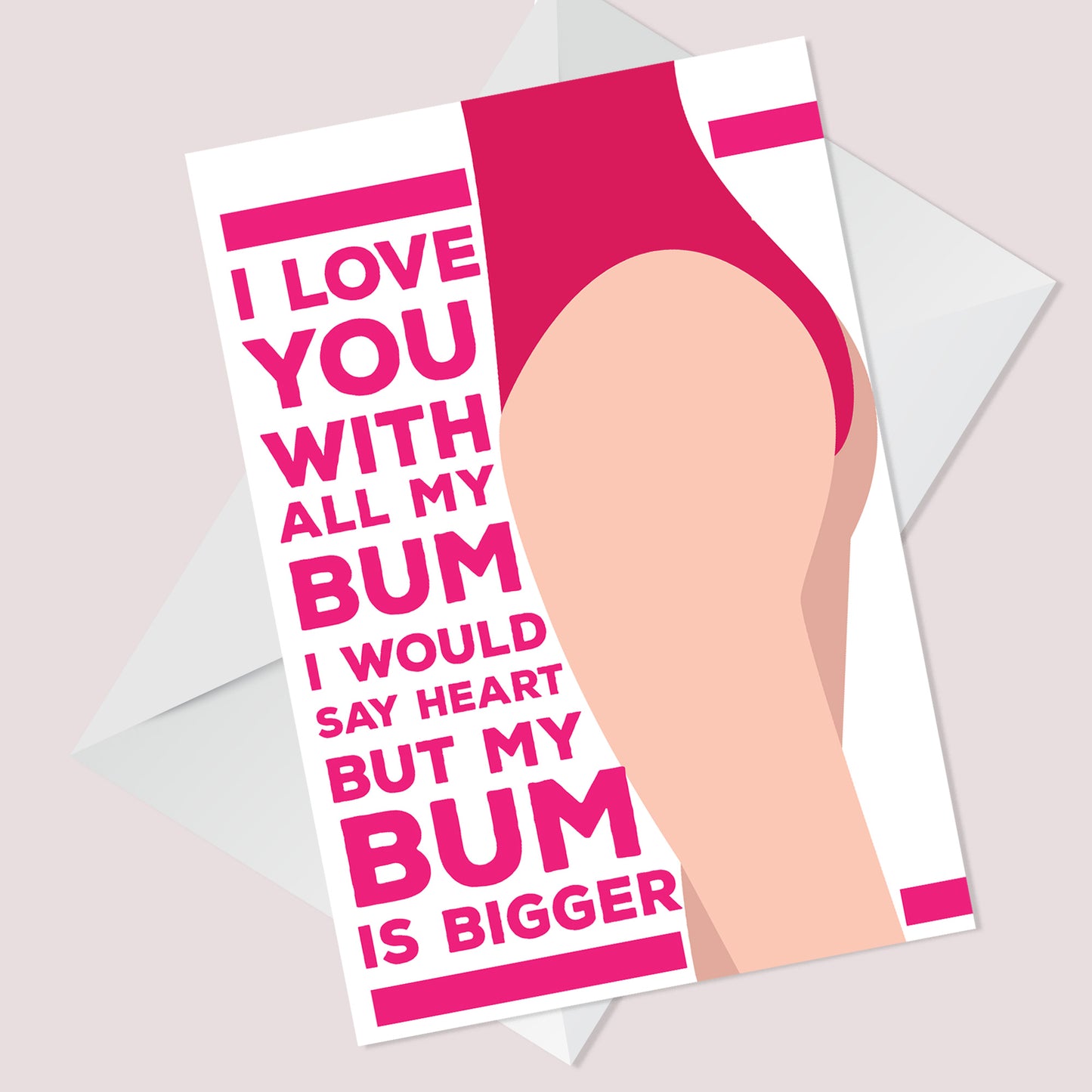 Funny Cheeky Anniversary Card For Boyfriend Husband Wife