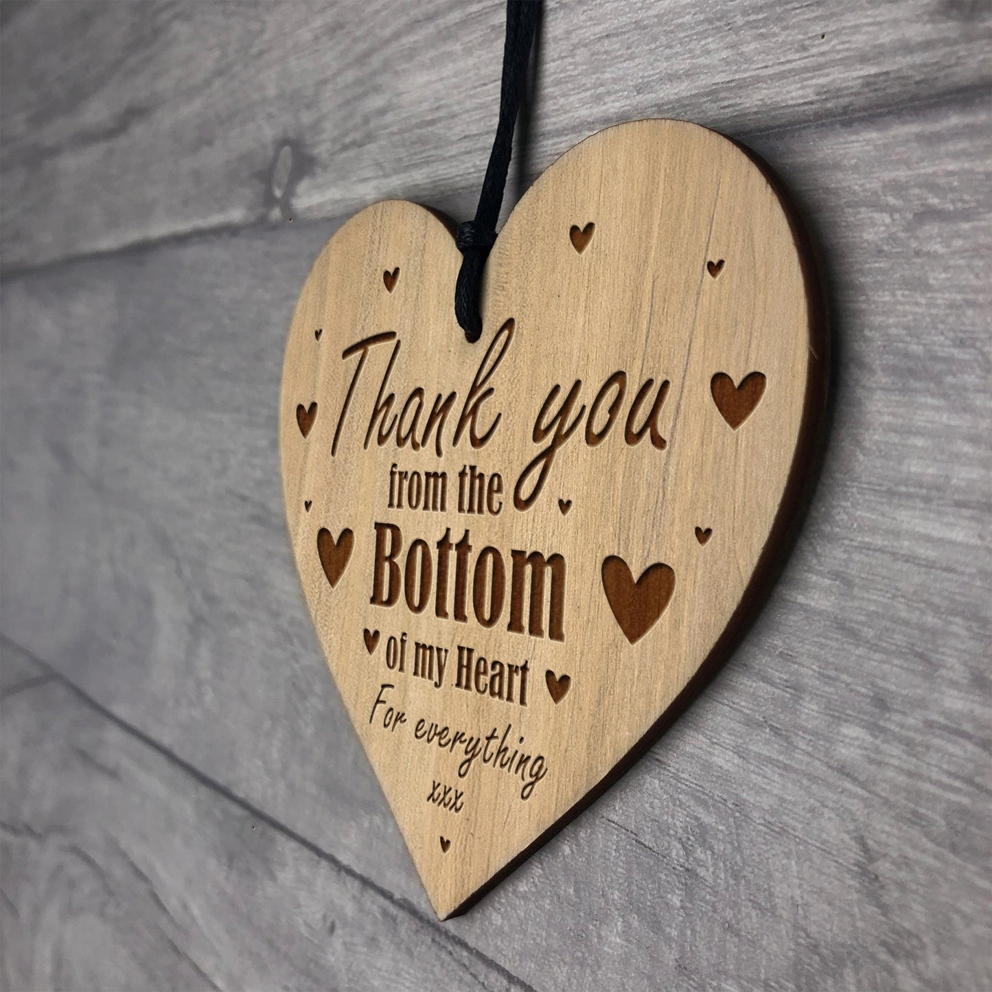 Thank You Gift For Her Engraved Heart Gift For Friend Mum