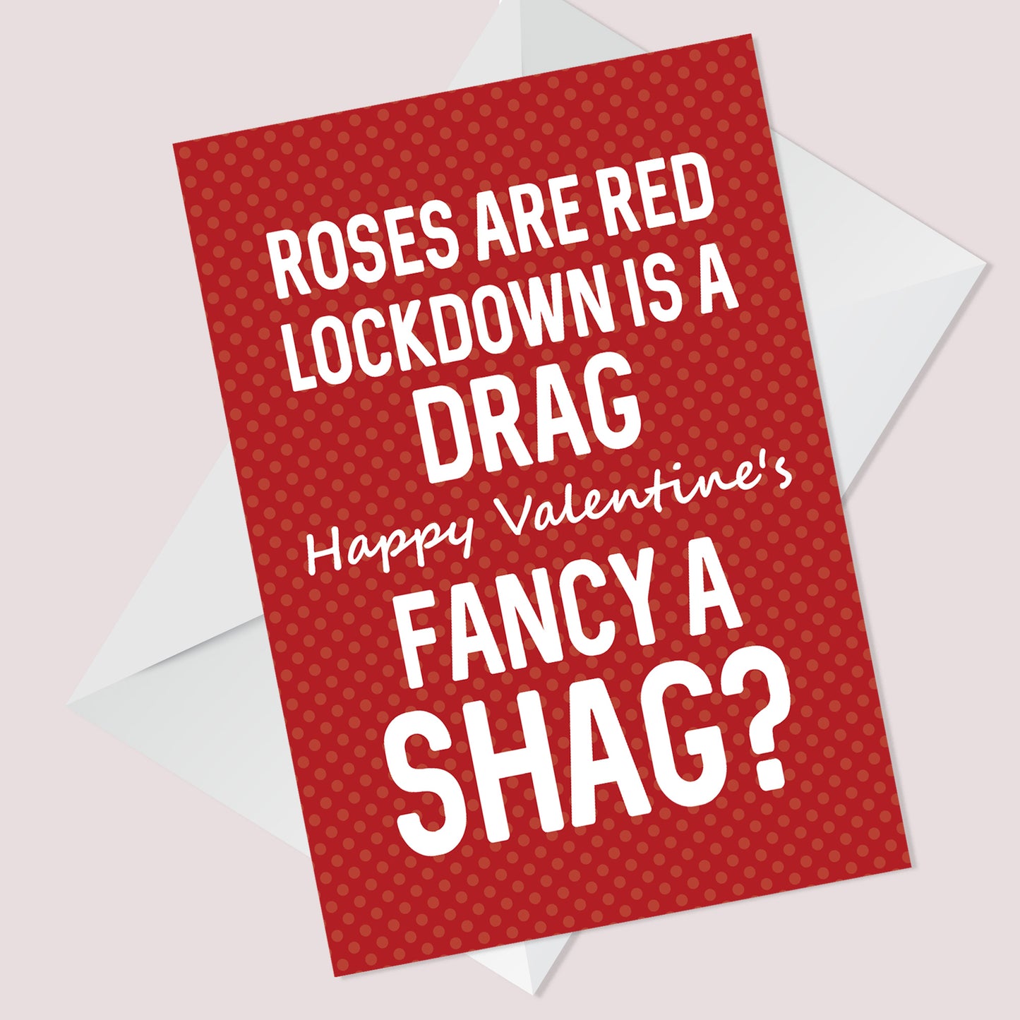 Funny Rude Valentines Day Lockdown Card For Girlfriend Wife