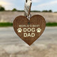 Fathers Day Gifts From Dog Puppy Dog Dad Funny Fathers Day Card