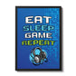 Framed Gaming Print For Son Bedroom Games Room Gamer Gifts