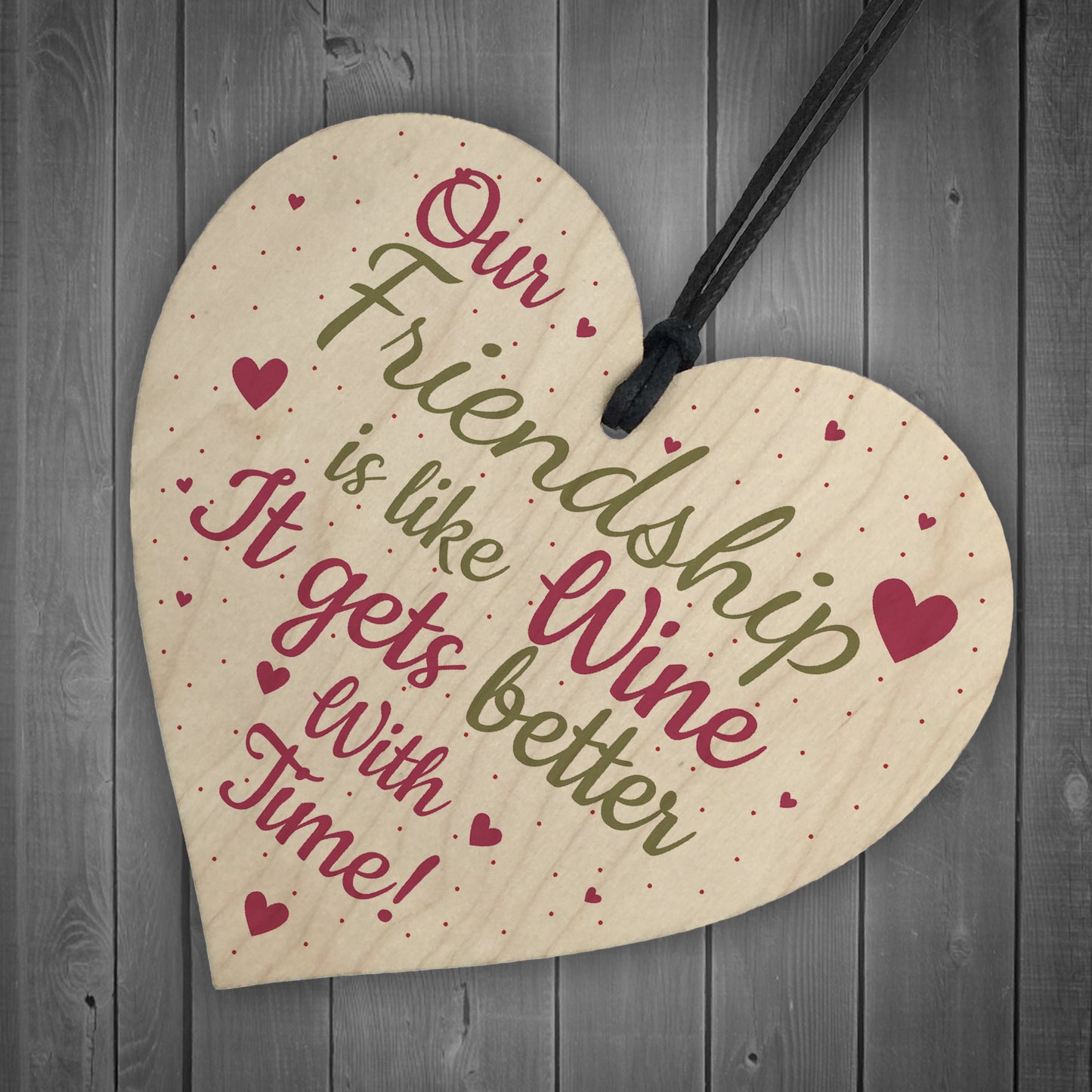 Friendship Gift Best Friend Sign Thank You Birthday Wine Plaque
