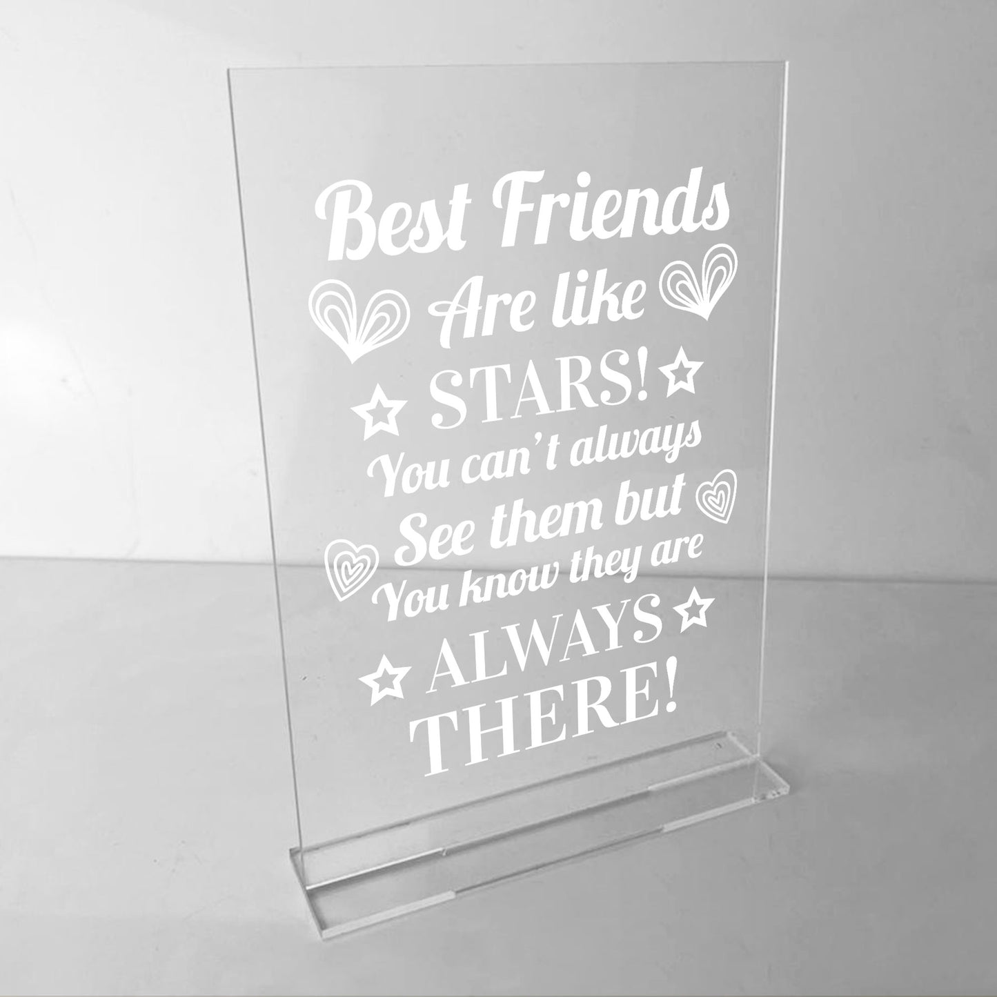 Best Friend Plaque Gift For Birthday Christmas Friendship Sign