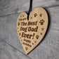 Birthday Gift For Dog Dad Engraved Heart Dad Gift From Dog Pet