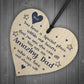Amazing Dad Gifts For Birthday Wooden Heart Sign Thank You