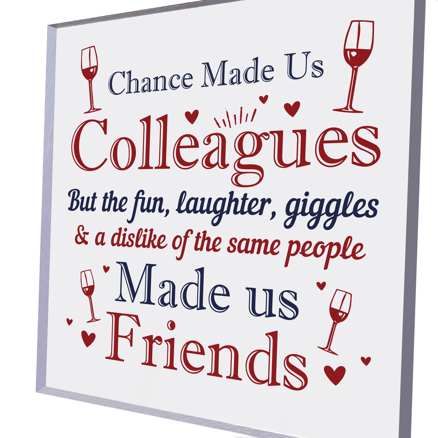Chance Made Us Colleagues Plaque Leaving Job Gift For Friend