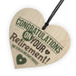 Congratulations Retirement Sign Novelty Keepsake Leaving Work