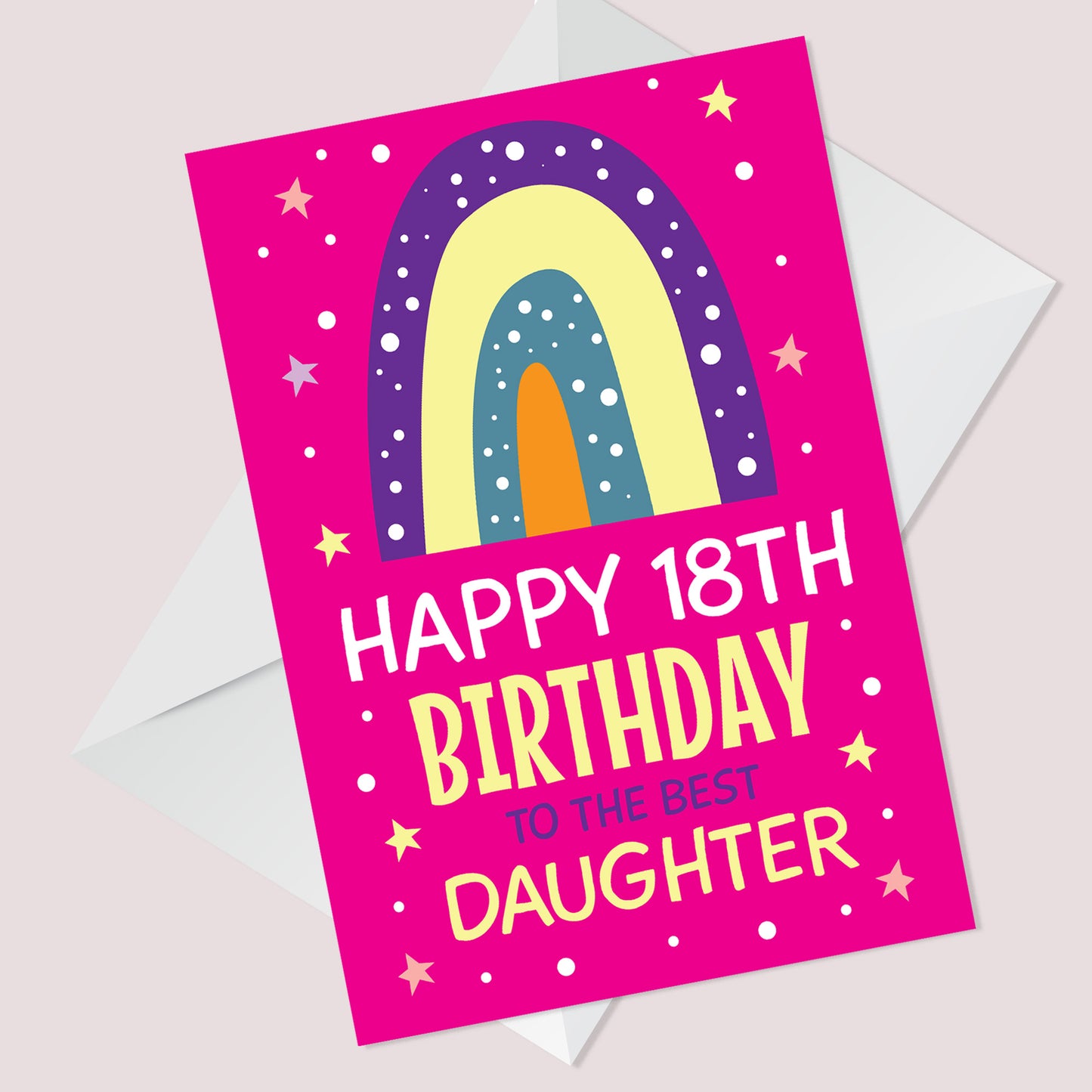 Happy 18th Birthday Card BEST DAUGHTER From Mum And Dad Daughter