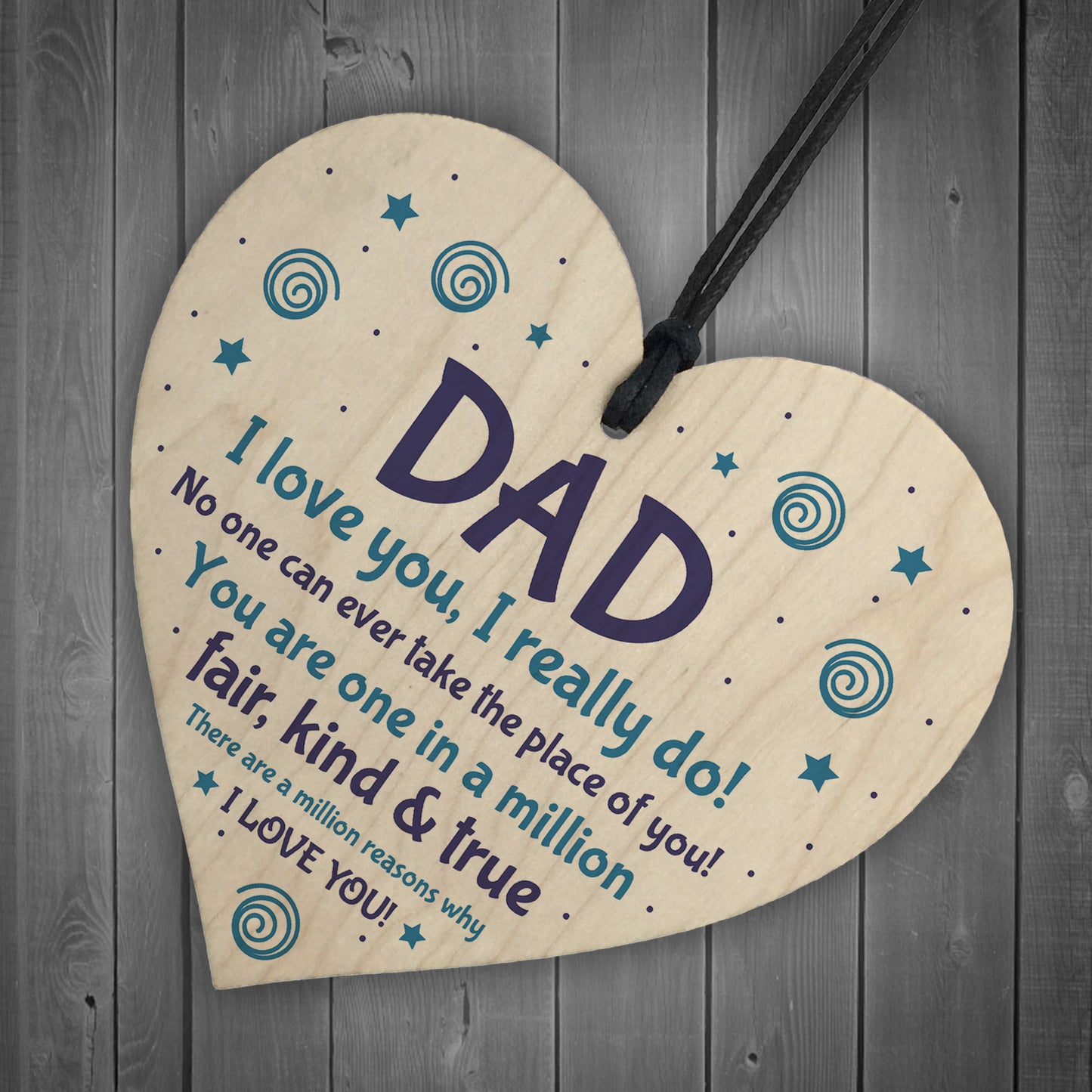 Dad Gift For Birthday Fathers Day Gift I LOVE YOU Gift Daughter