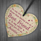 Best Friend Gifts Childs Auntie Gifts Wood Heart Sign Christmas