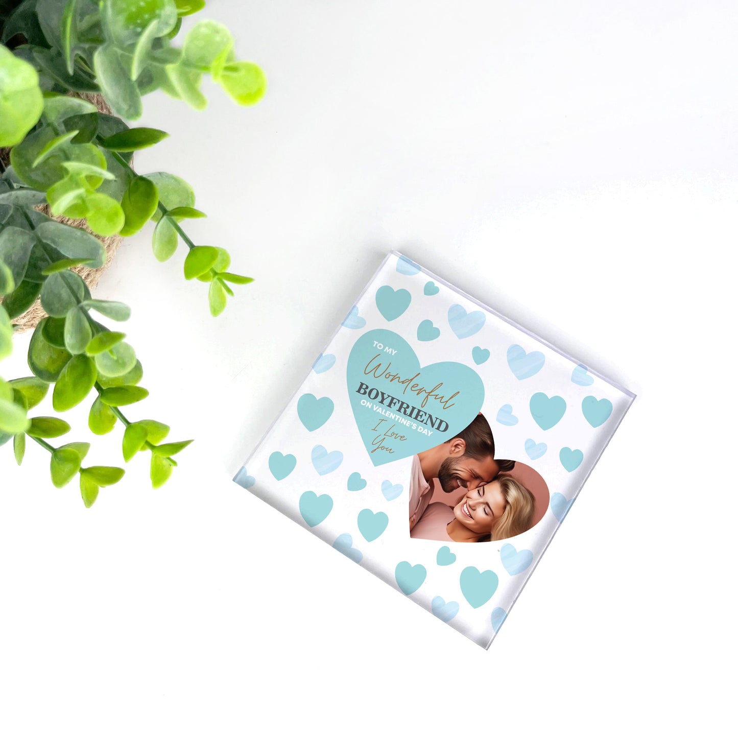 Personalised Valentines Gifts For Boyfriend Acrylic Photo Gift