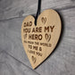 Dad Gifts For Fathers Day Birthday Engraved Heart Gift For Him