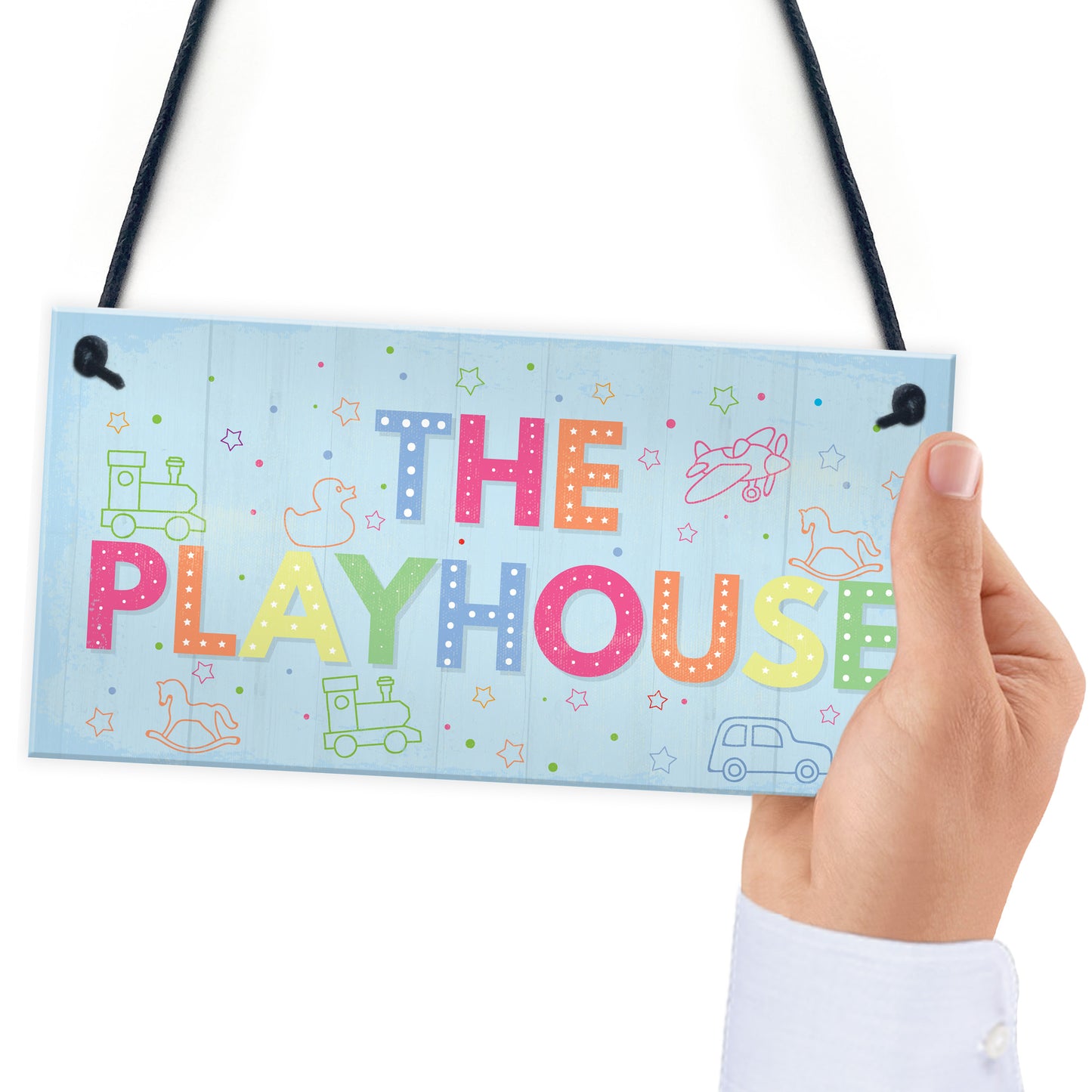 Child's Playhouse Sign Door Wall Plaque Son Daughter Birthday