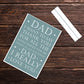 Dad Gifts Standing Plaque Birthday Fathers Day Gift For Dad