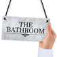 Bathroom Decor Marble Theme Hanging Bathroom Toilet Decor
