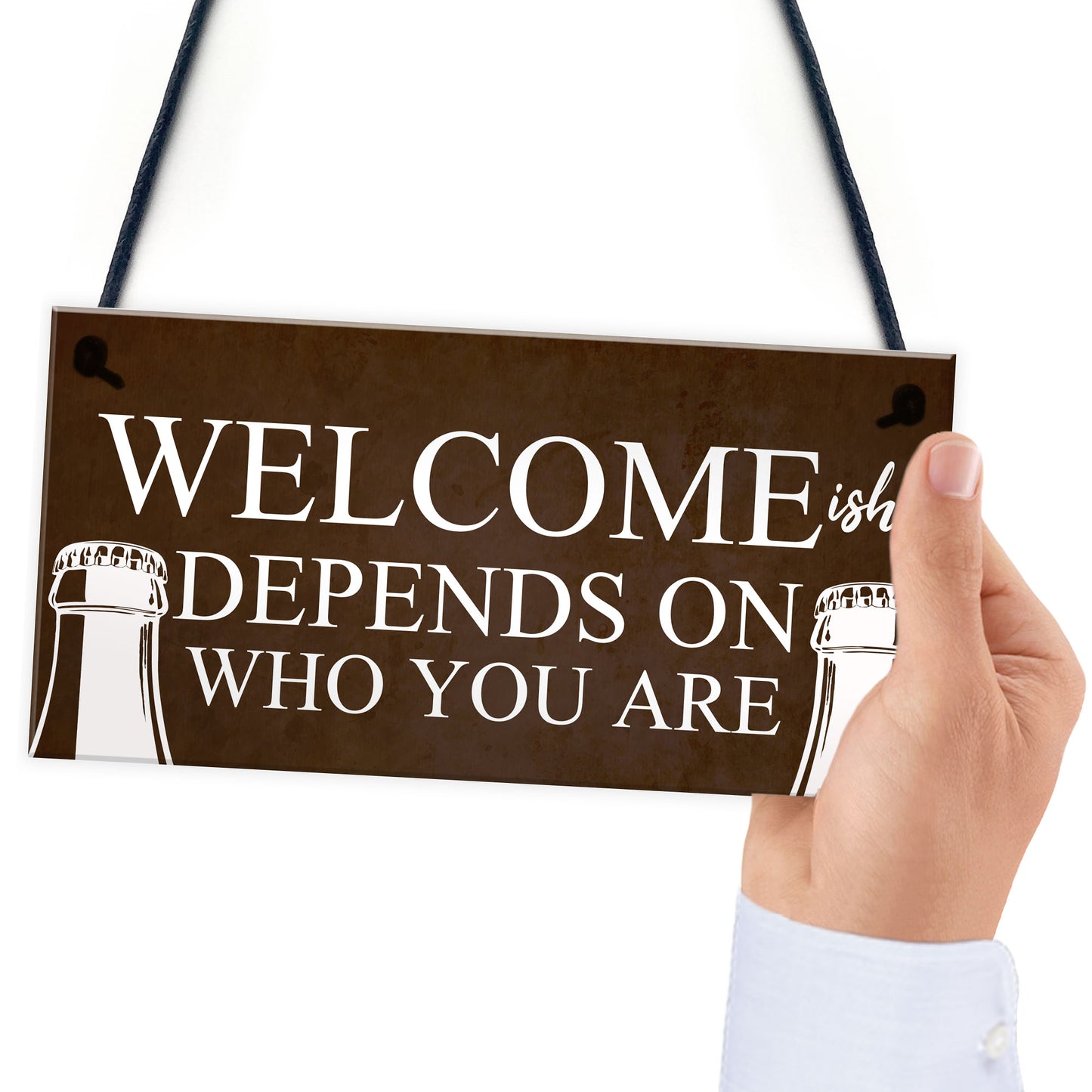 Funny Bar Welcome Sign Novelty Man Cave Gifts Home Bar Decor