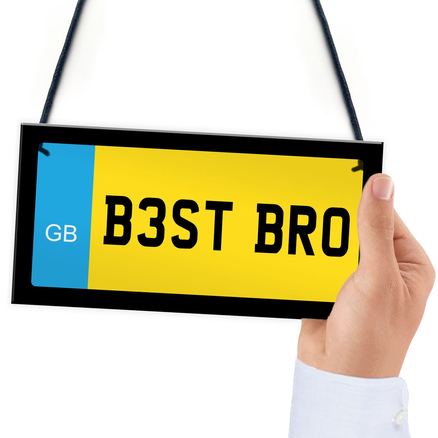 Best Bro Novelty Number Plate Sign Birthday Gift For Brother