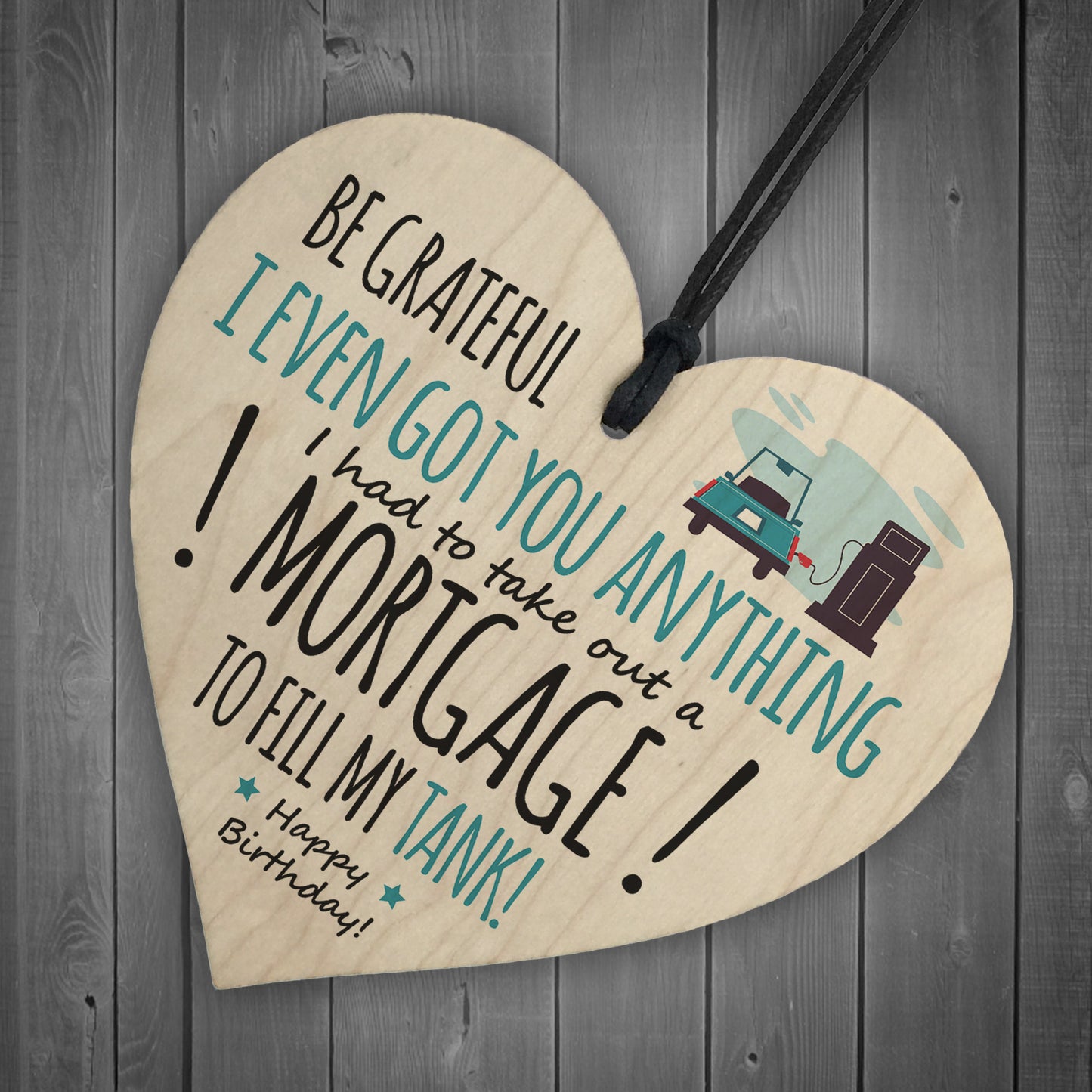 Funny Joke Birthday Gift For Him Her Wood Heart Gift For Men