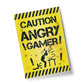 Angry Gamer Print For Wall Boys Bedroom Decor Funny Gamer Gift