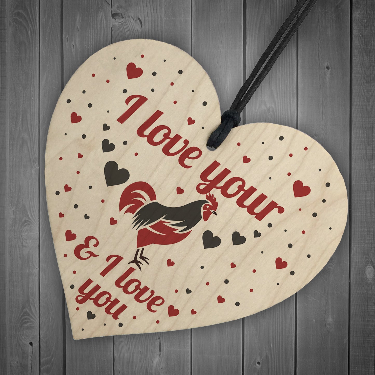 Funny Anniversary Card Joke Humour Wood Heart Anniversary Gift
