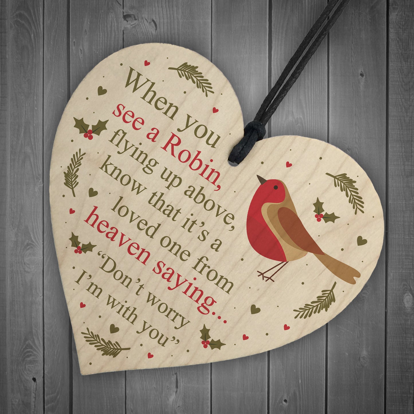 Memorial Plaque For Mum Dad Nan Grandad Wooden Heart Memorial