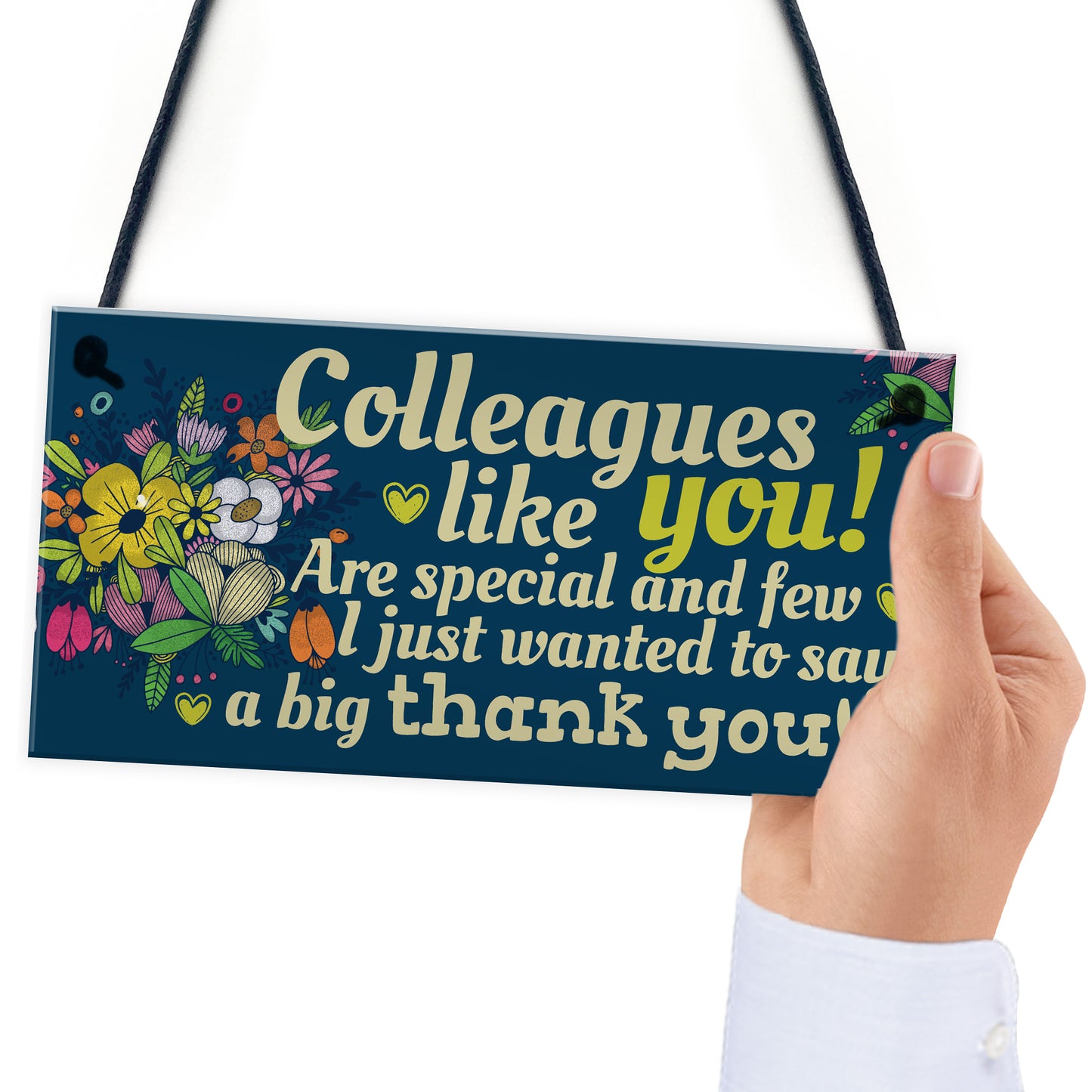 Colleague Gift Plaque Friendship Friend Sign Thank You Work
