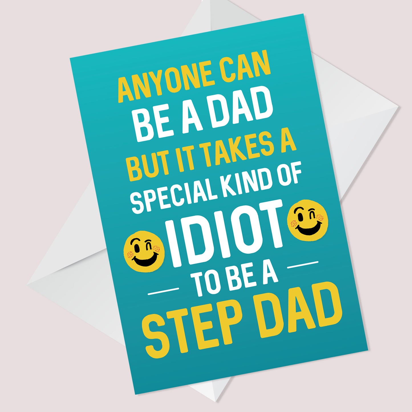 Novelty Step Dad Gift For Fathers Day Birthday Card Daughter Son
