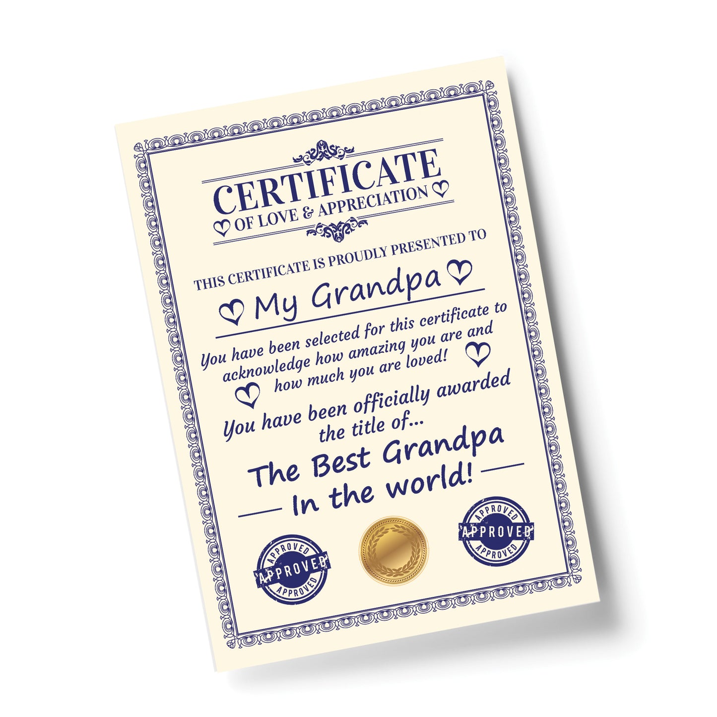 Novelty Gift For Grandpa Print Funny Grandpa Birthday Gift