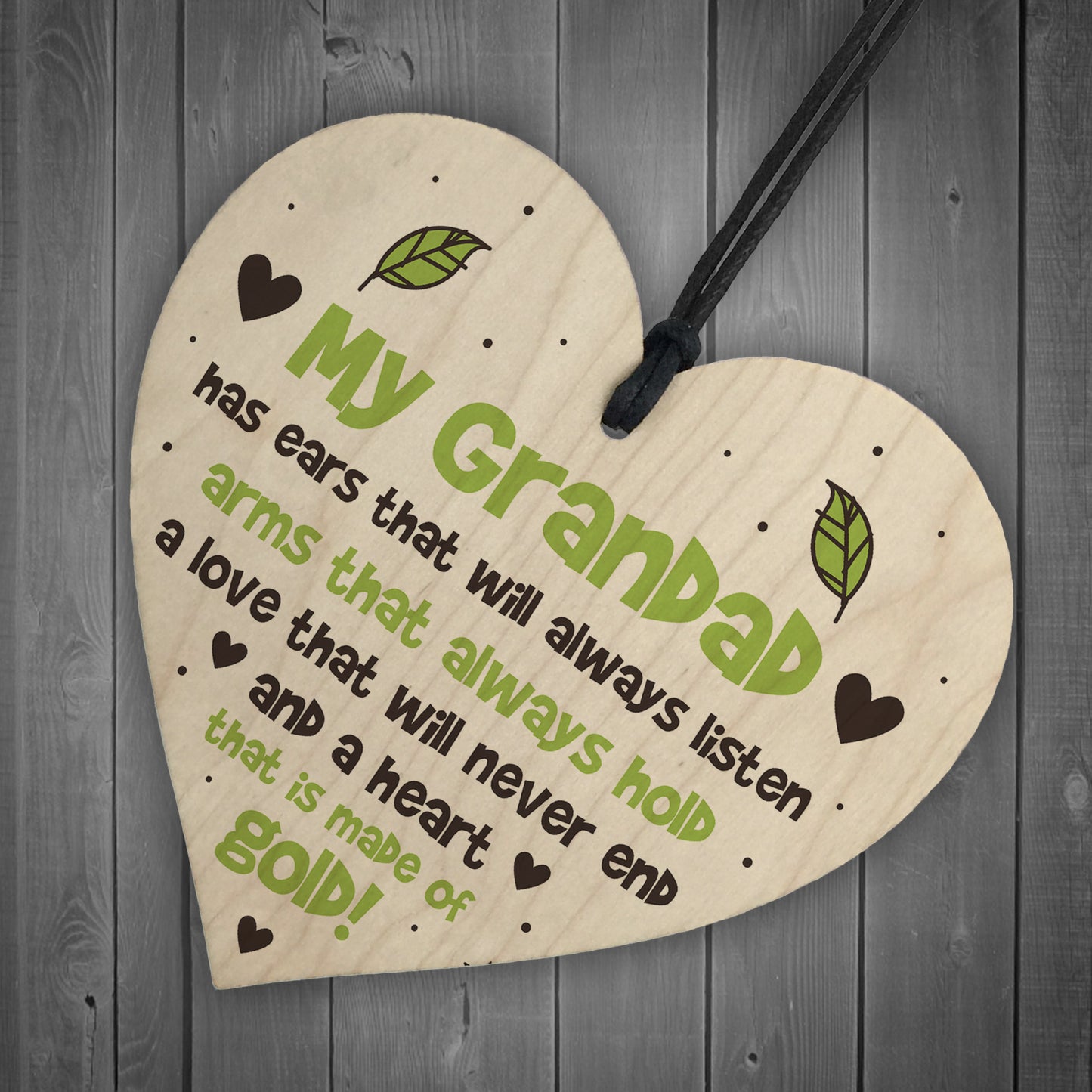 Grandad Gifts For Birthday Heart Grandad Gifts For Fathers Day