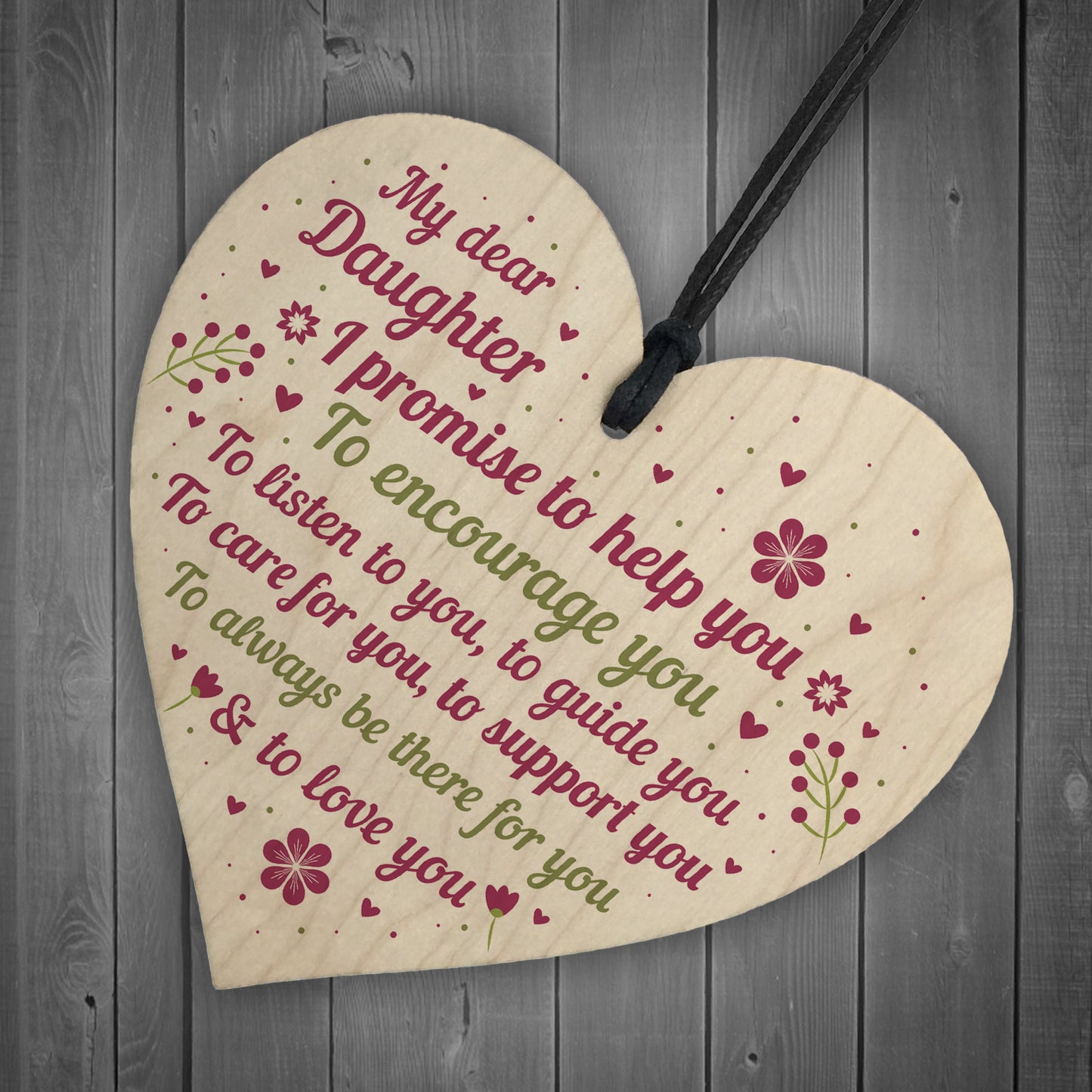Daughter Daddy Gifts Mother And Daughter From Mum Wood Heart