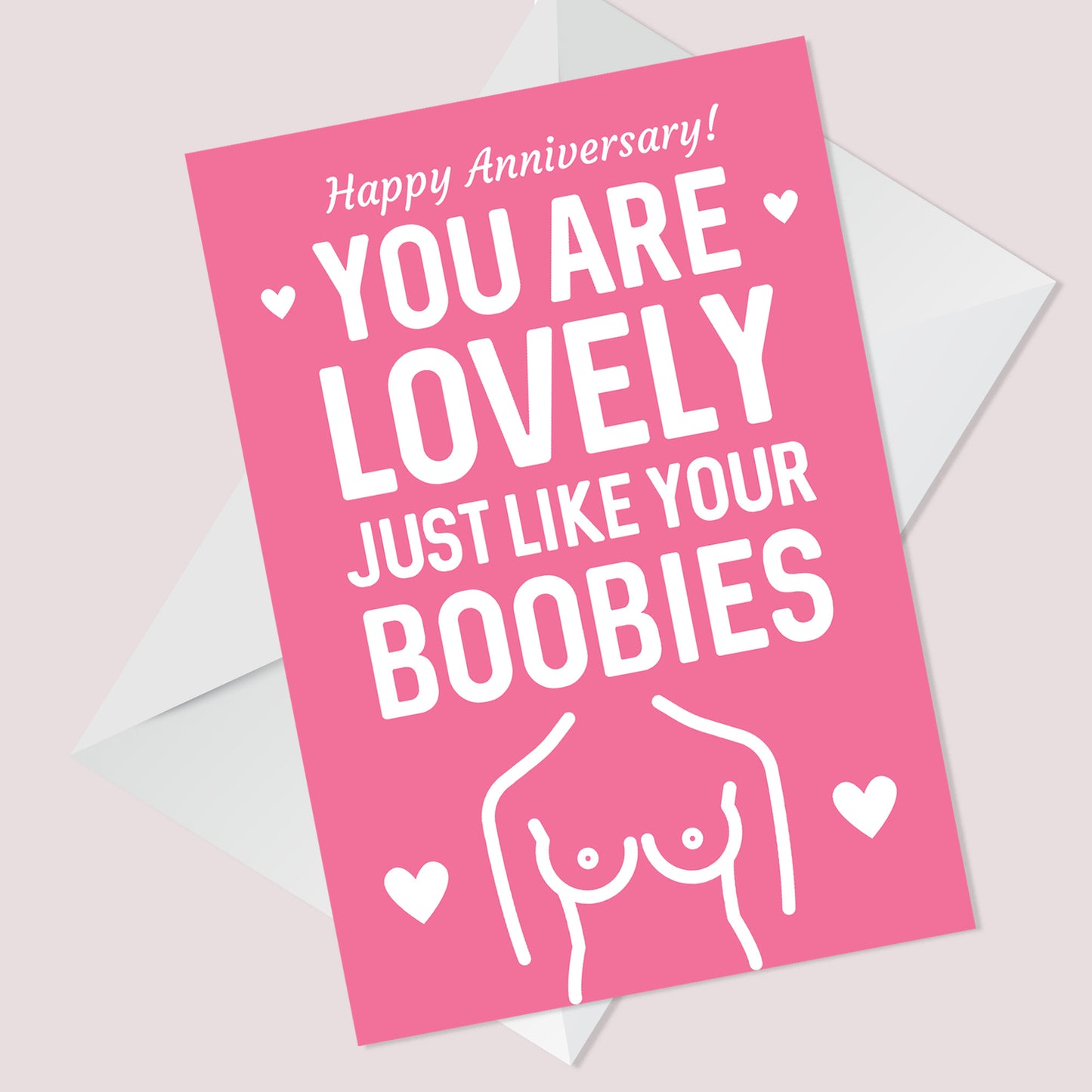 Funny Rude Anniversary Card For Girlfriend Wife Hilarious Card