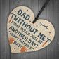 Funny Fathers Day Gift Idea Novelty Wooden Heart Gift For Him