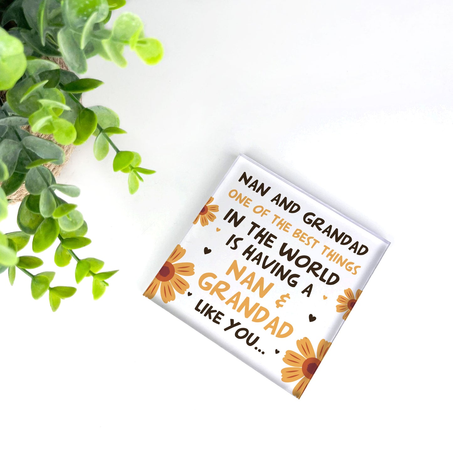 Nan And Grandad Sign Gift For Nan And Grandad Christmas Birthday