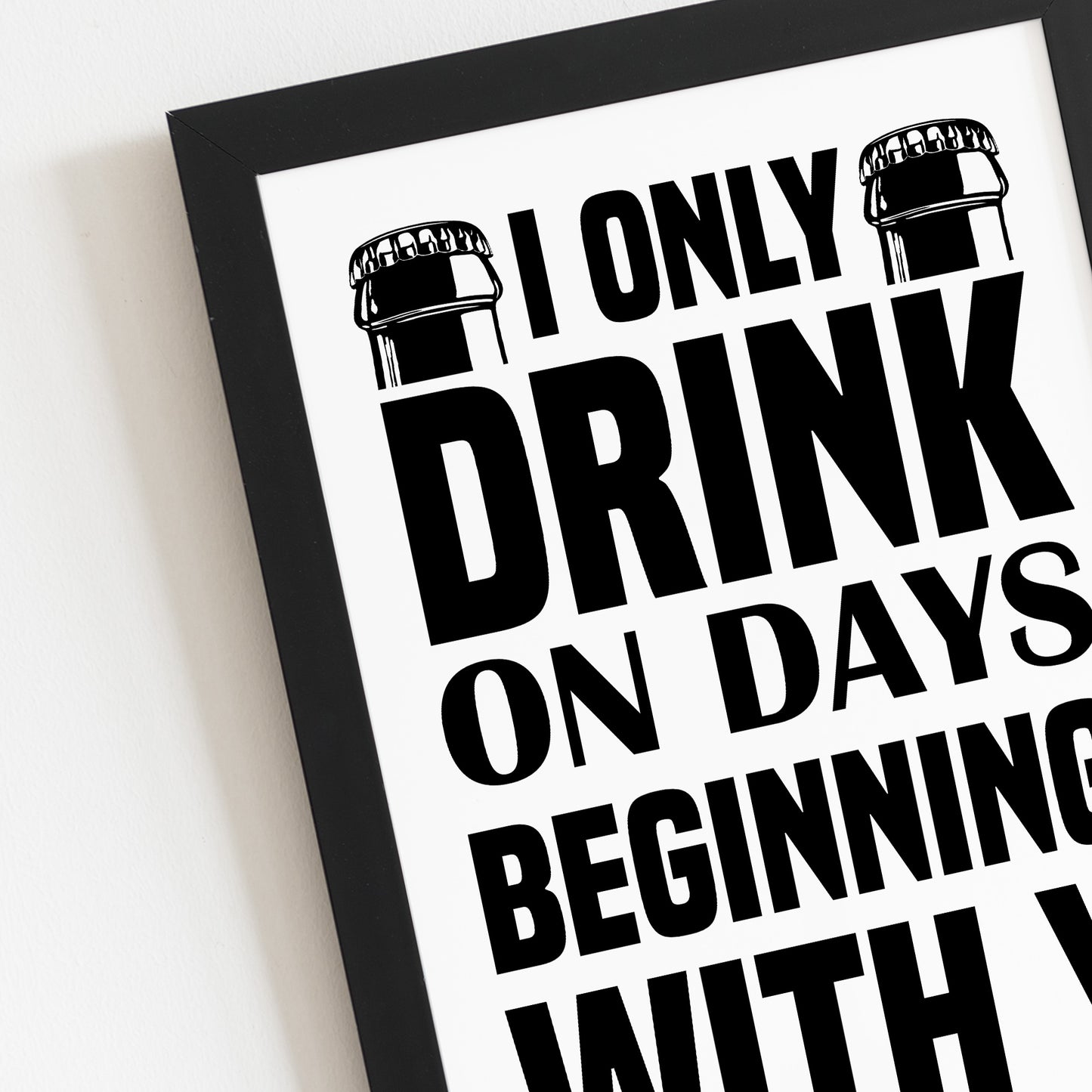 Funny Bar Signs FRAMED Print Bar Signs For Home Bar Man Cave