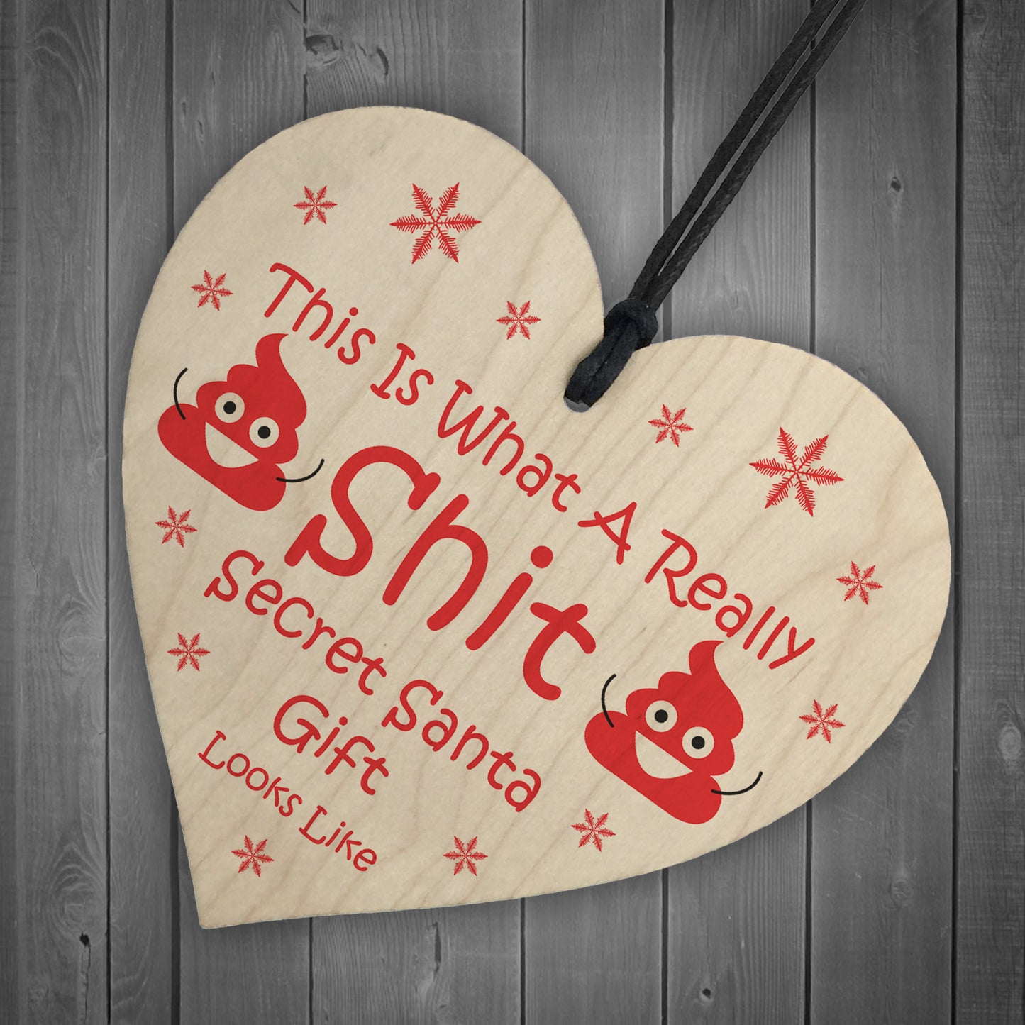 Funny Secret Santa Gift For Her Heart Secret Santa Gift For Him