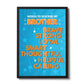 Brother Gift For Birthday Christmas Frame Print Gift From Sister