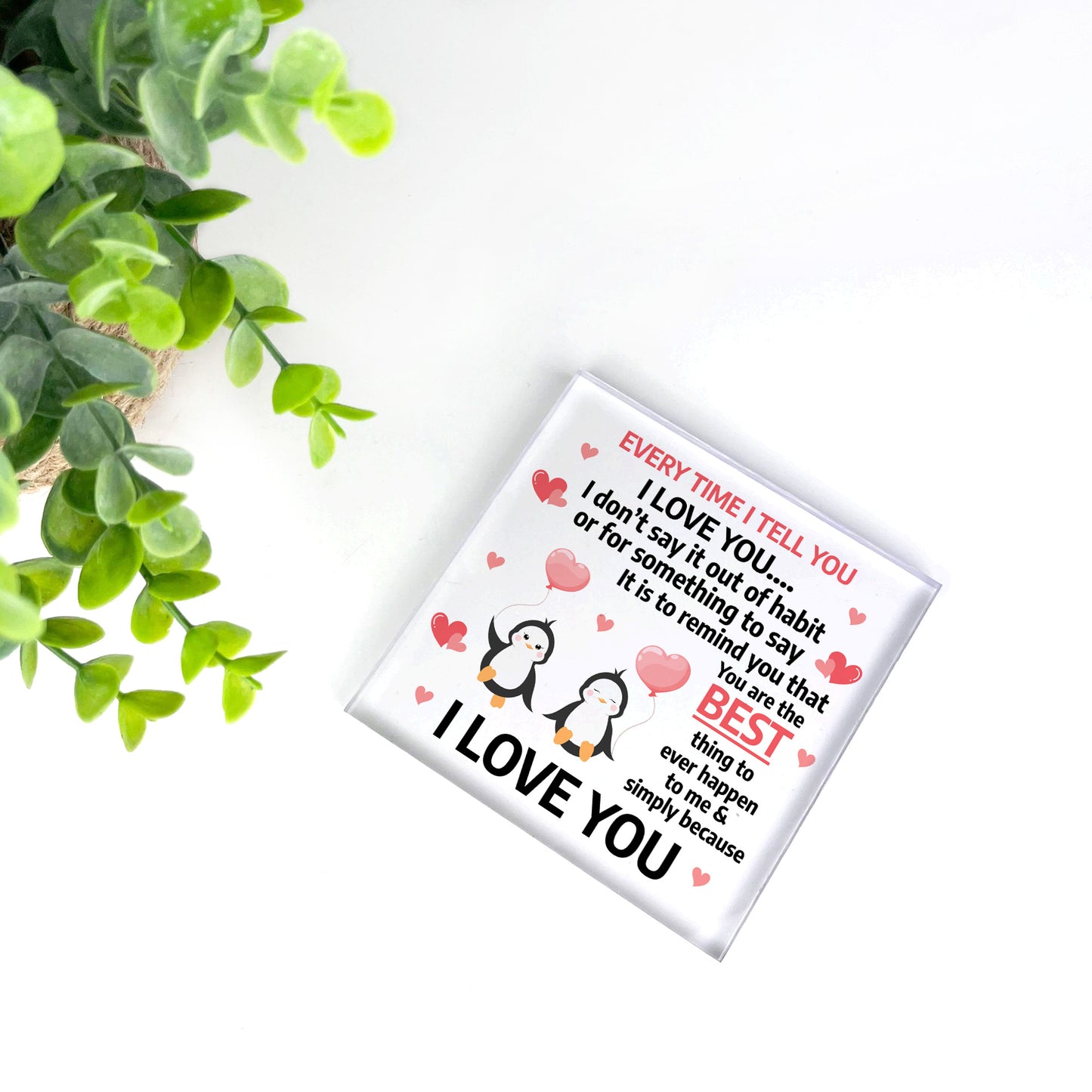 Penguin Couple Gifts for Her Him Girlfriend Boyfriend Wife