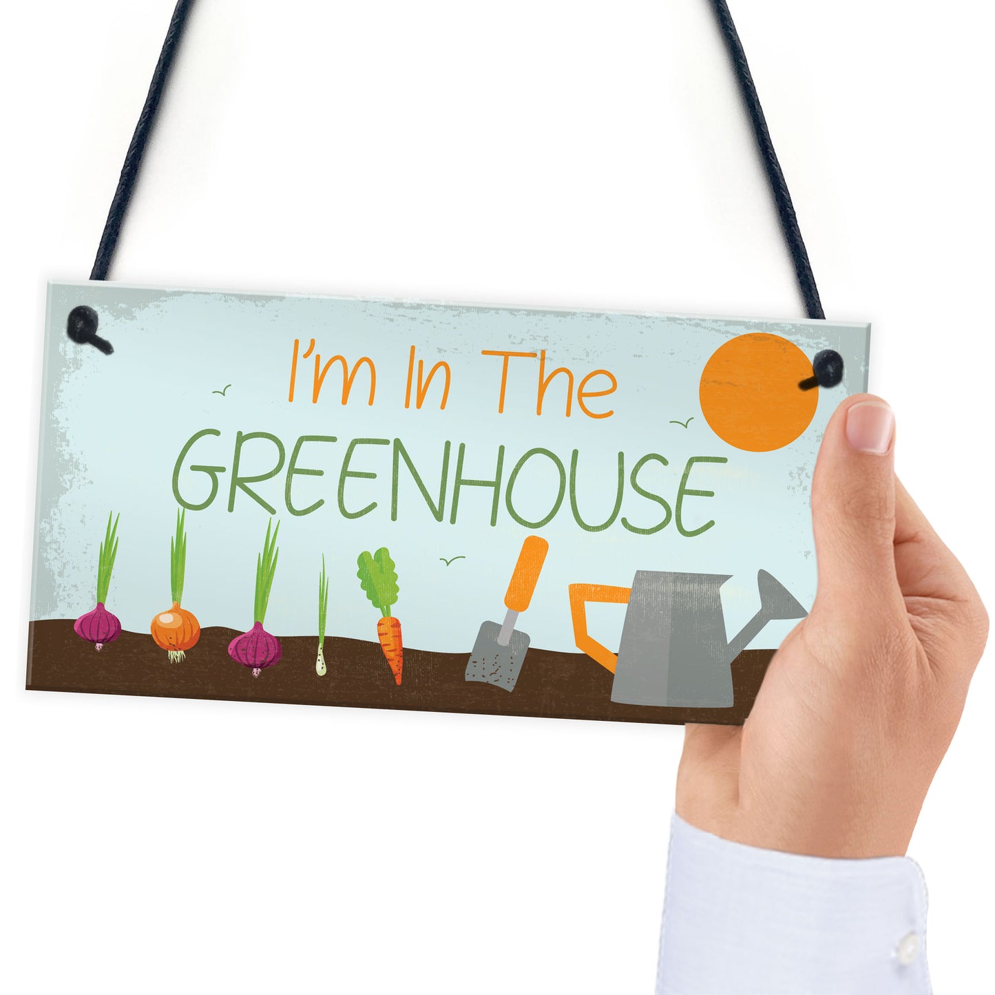 Im In The Greenhouse Plaque Garden Shed SummerHouse Dad Mum