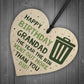 Funny Lockdown Birthday Gift For Grandad Heart From Grandchild