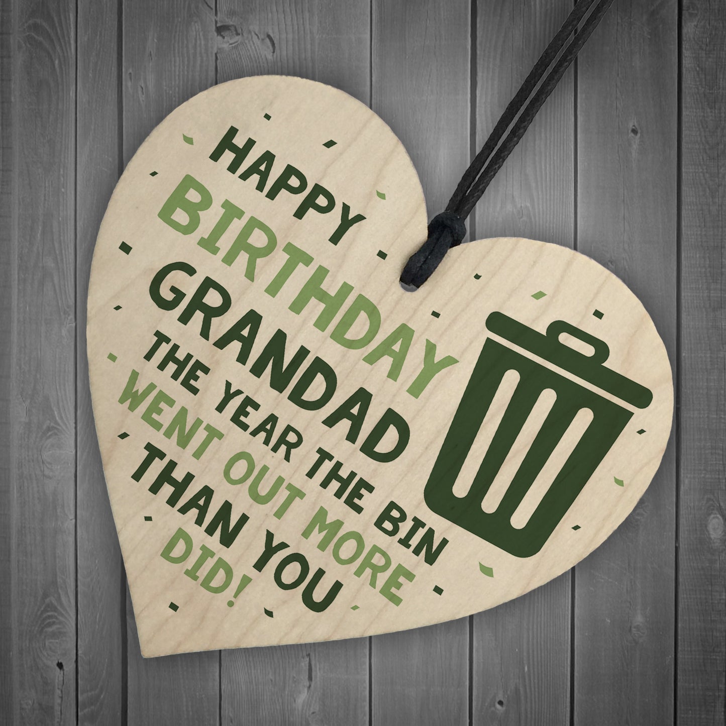 Funny Lockdown Birthday Gift For Grandad Heart From Grandchild