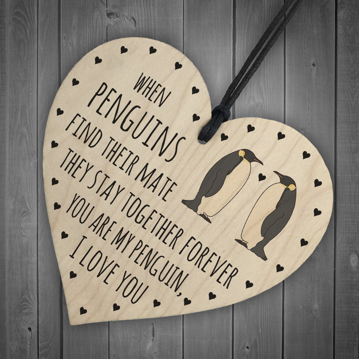Penguin Couple Gift For Valentines Anniversary Boyfriend Husband