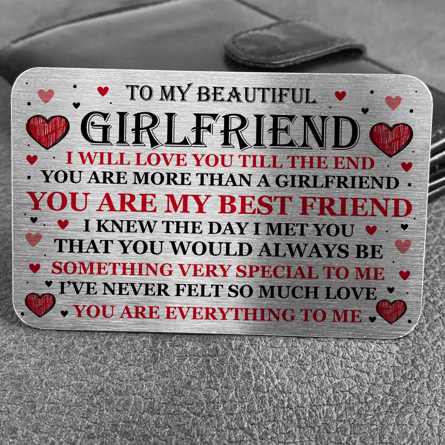 Beautiful Girlfriend Gift For Valentines Day Anniversary Card