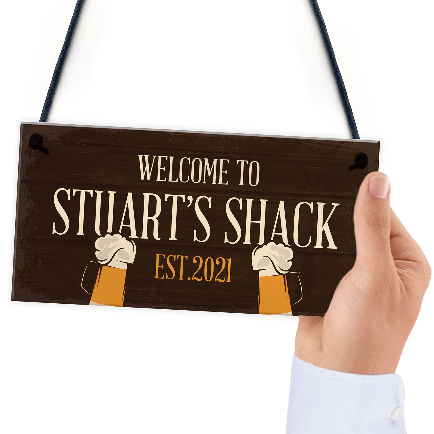 Personalised Bar Shack Sign Novelty Garden Home Bar Man Cave
