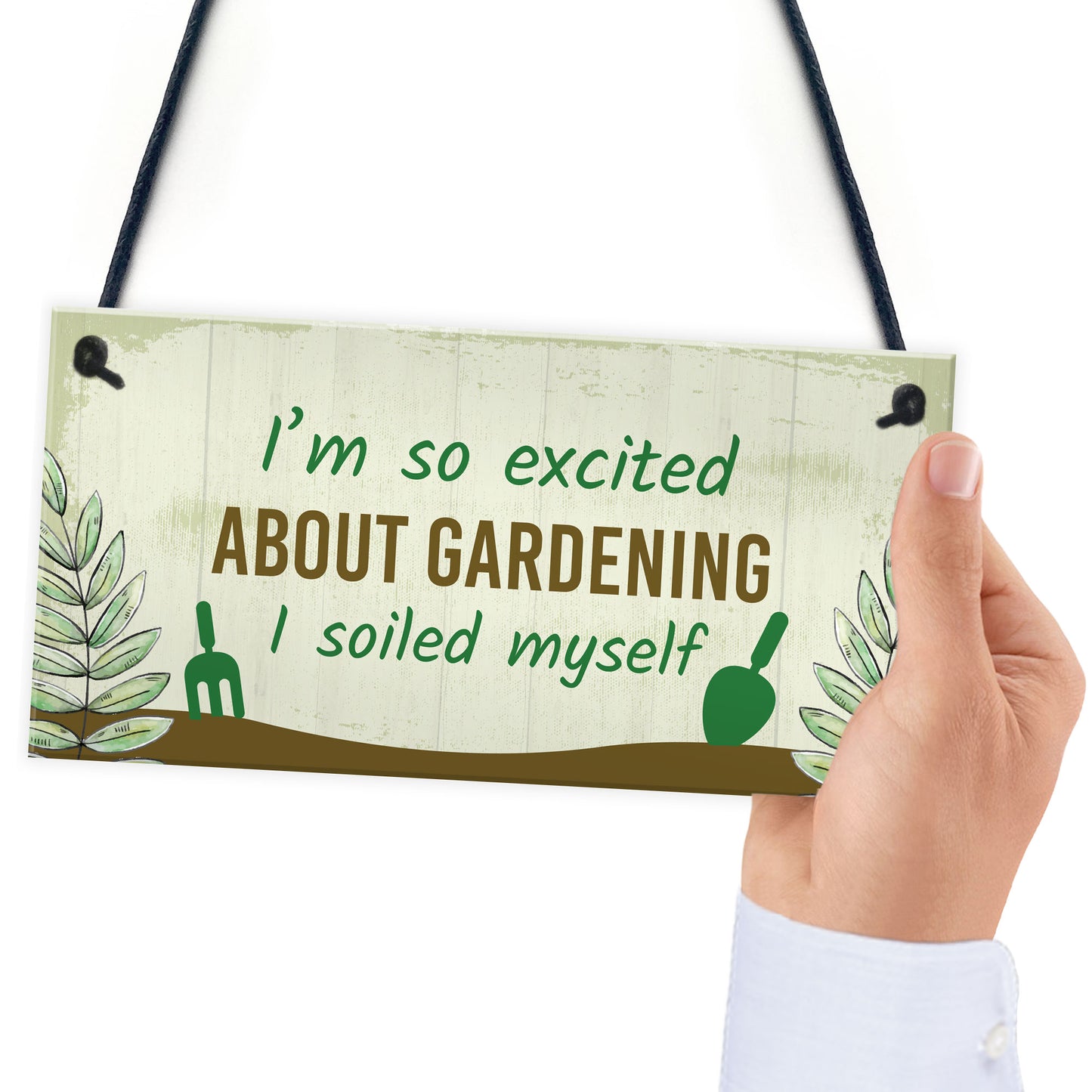 Funny Garden Sign Gift For Gardener Novelty Home Decor Signs