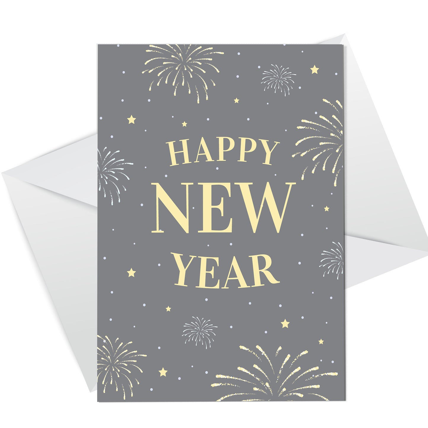 New Year Cards Multipack pack of 12 Happy New Year Cards